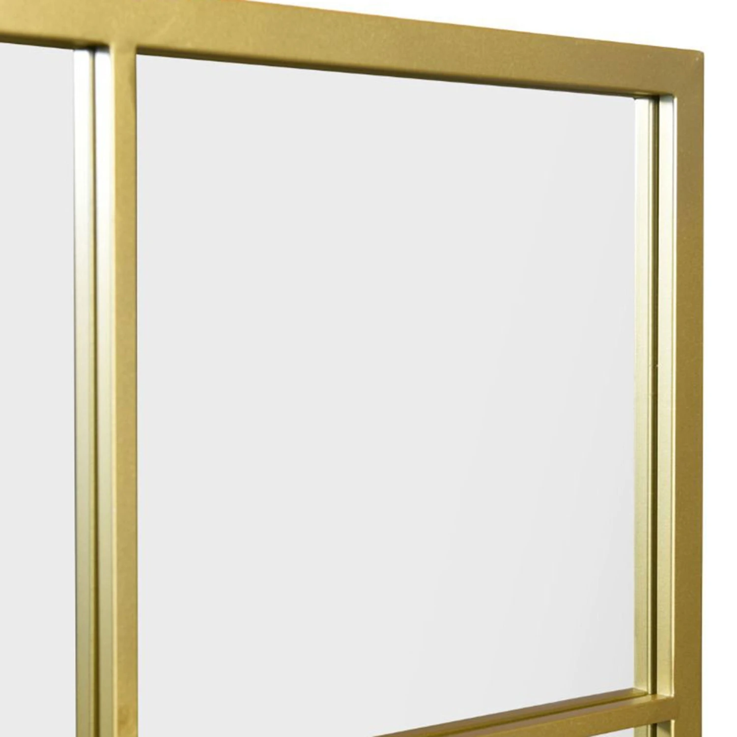 Genestra Narrow Gold Modern Window Style Garden Wall Mirror 8 Genestra Narrow Gold Modern Window Style Garden Wall Mirror - Image 8