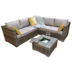 Georgia Brown Rattan Corner Sofa Set With Ice Bucket Coffee Table 11 Georgia Brown Rattan Corner Sofa Set With Ice Bucket Coffee Table -Garden Furniture Sales georgia brown rattan corner sofa set with ice bucket coffee table p78477 134447 zoom