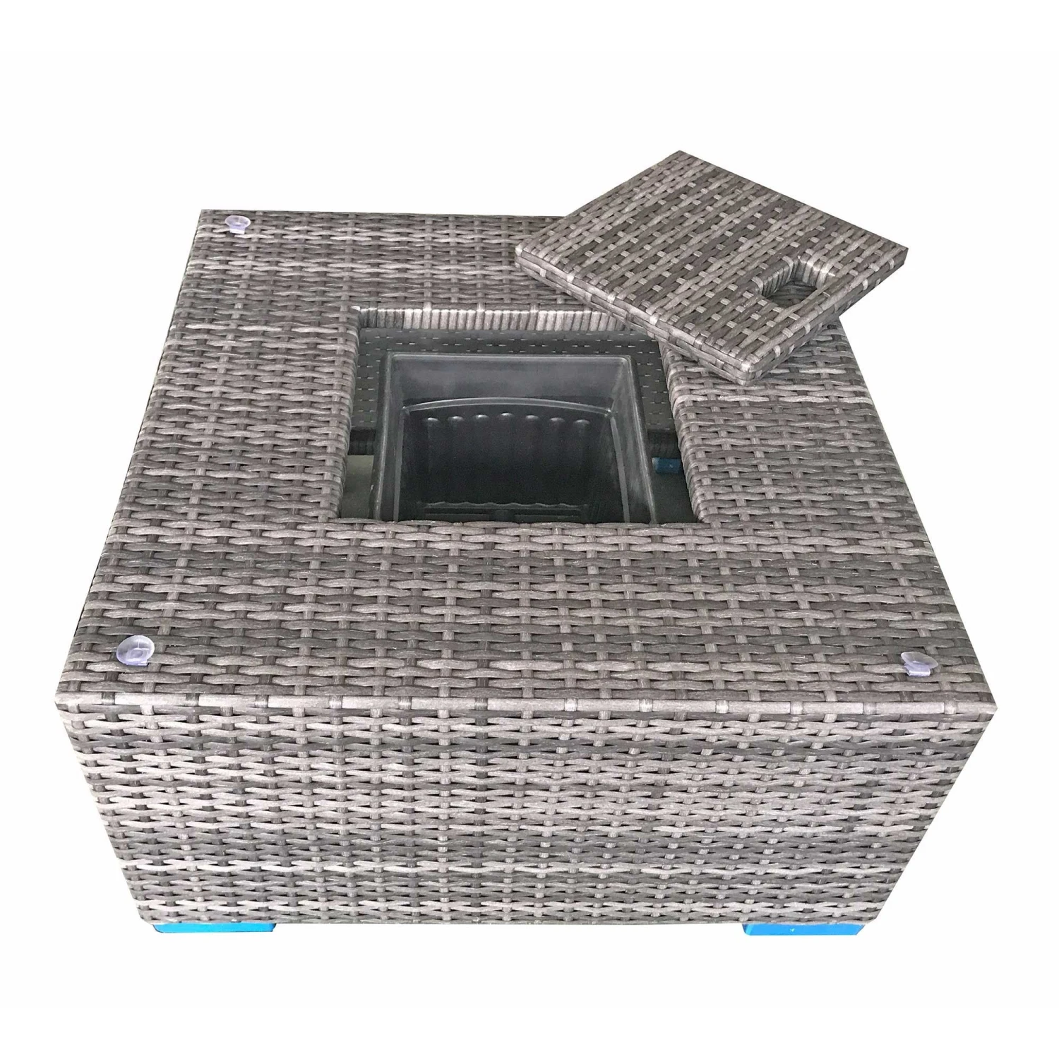 Georgia Grey Rattan Corner Sofa Set With Ice Bucket Coffee Table 6 Georgia Grey Rattan Corner Sofa Set With Ice Bucket Coffee Table - Image 6