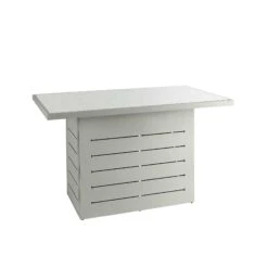 Grey Patterned Top Outdoor Bar Table