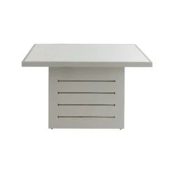 Grey Patterned Top Square Outdoor Dining Table -Garden Furniture Sales grey patterned top square outdoor dining table p76695 145677 zoom