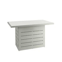 Grey Plain Top Outdoor Bar Table