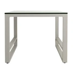 Grey Plain Top Outdoor Side Table -Garden Furniture Sales grey plain top outdoor side table p76681 124555 zoom