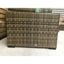 Jessica Brown Rattan Large Corner Sofa With Pouffe And End Tables -Garden Furniture Sales jessica brown rattan large corner sofa with pouffe and end tables p78483 134530 zoom