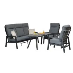 Kimmie Grey Aluminium 5 Seater High Back Sofa Dining Set 12 Kimmie Grey Aluminium 5 Seater High Back Sofa Dining Set -Garden Furniture Sales kimmie grey aluminium 5 seater high back sofa dining set p78605 173002 zoom