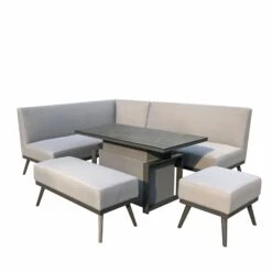 Kimmie Grey Fabric Sofa Set With Lift Table -Garden Furniture Sales kimmie grey fabric sofa set with lift table p78603 172980 zoom