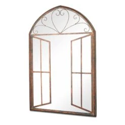 Garden Furniture Sales -Garden Furniture Sales kirkby arched decorative window effect metal garden mirror p80640 158767 zoom