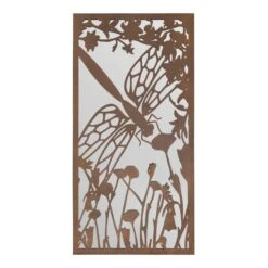 Kirkby Bronze Metal Dragonfly Silhouette Garden Mirror - 118x58cm 8 Kirkby Bronze Metal Dragonfly Silhouette Garden Mirror - 118x58cm -Garden Furniture Sales kirkby bronze metal dragonfly silhouette garden mirror 118x58cm p85063 181689 zoom
