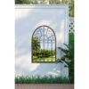 Kirkby Metal Arch Decorative Window Opening Garden Mirror