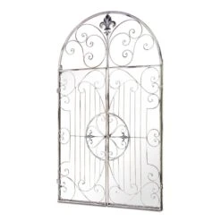 Kirkby Metal Arch Shaped Decorative Window Opening Garden Mirror
