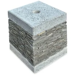 Large Bali Parasol Base With Terazzo And Slate -Garden Furniture Sales large bali parasol base with terazzo and slate p83715 173484 zoom