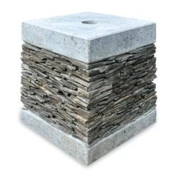 Large Bali Parasol Base With Terazzo And Slate -Garden Furniture Sales large bali parasol base with terazzo and slate p83715 173487 zoom