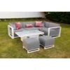 Light Grey Outdoor Footstool