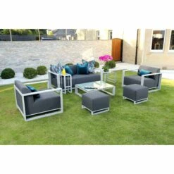 Light Grey Single Outdoor Chair