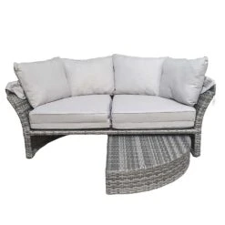 Lily Grey Rattan Round Day Bed 15 Lily Grey Rattan Round Day Bed -Garden Furniture Sales lily grey rattan round day bed p78487 134590 zoom