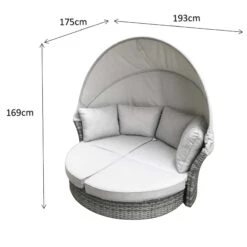 Lily Natural Rattan Round Day Bed 13 Lily Natural Rattan Round Day Bed -Garden Furniture Sales lily natural rattan round day bed p78488 134601 zoom