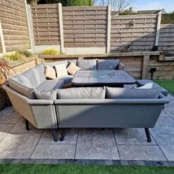 LUNA Grey U Shaped Sofa With Gas Fire Pit & Ottoman 10 LUNA Grey U Shaped Sofa With Gas Fire Pit & Ottoman -Garden Furniture Sales luna grey u shaped sofa with gas fire pit ottoman p83636 173076 zoom