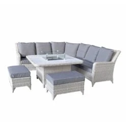 Meghan Cream Grey Rattan Corner Sofa Dining Set With Firepit Table 12 Meghan Cream Grey Rattan Corner Sofa Dining Set With Firepit Table -Garden Furniture Sales meghan cream grey rattan corner sofa dining set with firepit table p78493 134660 zoom
