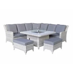 Meghan Cream Grey Rattan Corner Sofa Dining Set With Firepit Table 13 Meghan Cream Grey Rattan Corner Sofa Dining Set With Firepit Table -Garden Furniture Sales meghan cream grey rattan corner sofa dining set with firepit table p78493 134661 zoom