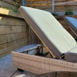 Meghan Grey Pair Of Sunloungers With Drinks Table -Garden Furniture Sales meghan grey pair of sunloungers with drinks table p83639 173113 zoom