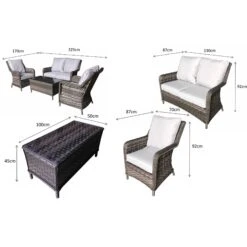 Mia Multi Grey Rattan 4 Seater Sofa Set 5 Mia Multi Grey Rattan 4 Seater Sofa Set -Garden Furniture Sales mia multi grey rattan 4 seater sofa set p78495 135156 zoom