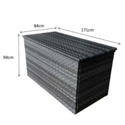 Multi Grey Rattan Large Cushion Box With Zipper Liner 5 Multi Grey Rattan Large Cushion Box With Zipper Liner -Garden Furniture Sales multi grey rattan large cushion box with zipper liner p78737 136201 zoom