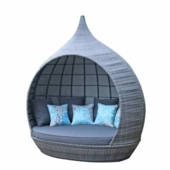 Pearl Grey Rattan Day Bed -Garden Furniture Sales pearl grey rattan day bed p78498 134732 zoom