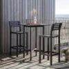 Pelion Black 2 Seater Outdoor High Bar Set
