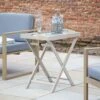 Pelion Whitewash Outdoor Tray Table