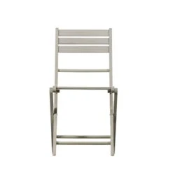 Rezay Whitewash Outdoor Folding Chair (2pk)