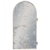 Rustic Chantilly Blue Garden Gate Wall Mirror