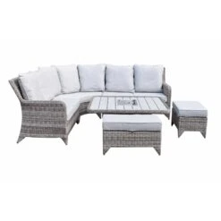Sarah Grey Rattan Corner Sofa Dining Set With Ice Bucket Lift Table -Garden Furniture Sales sarah grey rattan corner sofa dining set with ice bucket lift table p78518 135088 zoom