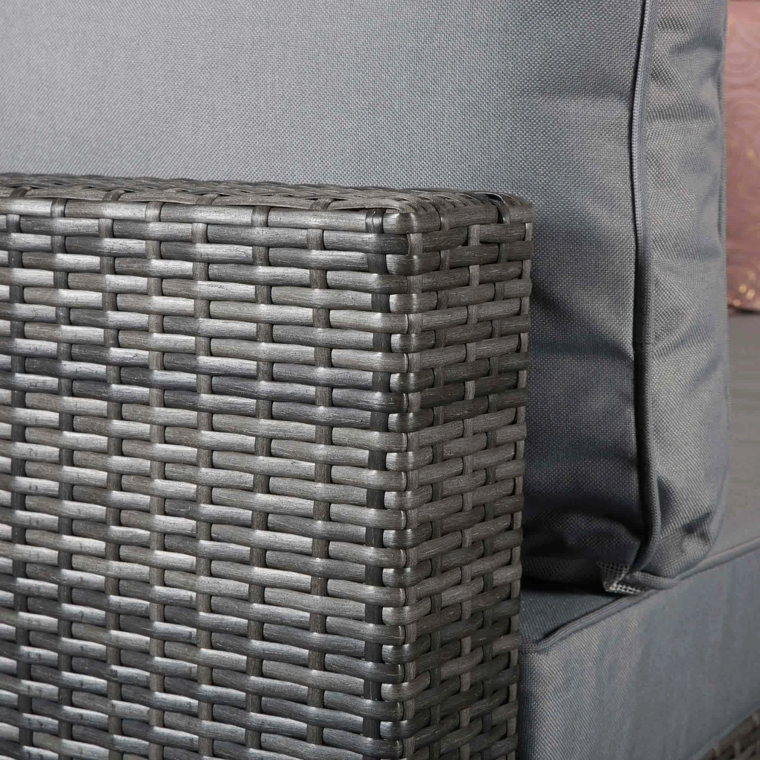 Savannah Grey Rattan Corner Sofa 3 Savannah Grey Rattan Corner Sofa - Image 3