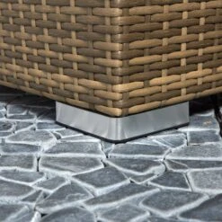 Savannah Natural Brown Rattan Corner Sofa -Garden Furniture Sales savannah natural brown rattan corner sofa p78520 135223 zoom