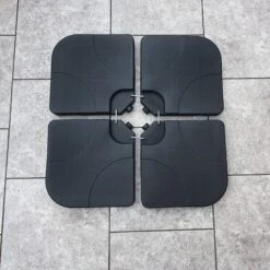 Set Of 4 Plastic Parasol Bases With U Link Bracket -Garden Furniture Sales set of 4 plastic parasol bases with u link bracket p83701 173400 zoom