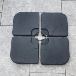 Set Of 4 Plastic Parasol Bases With U Link Bracket -Garden Furniture Sales set of 4 plastic parasol bases with u link bracket p83701 173401 zoom