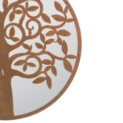 Small Tree Design Round Garden Mirror -Garden Furniture Sales small tree design round garden mirror p75712 118885 zoom