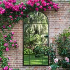 Somerley Country Arch Large Garden Mirror