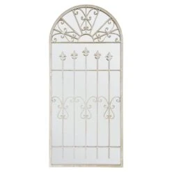 Somerley Large Gothic Arched Stone Coloured Garden Mirror -Garden Furniture Sales somerley large gothic arched stone coloured garden mirror p79328 137734 zoom