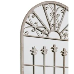 Somerley Large Gothic Arched Stone Coloured Garden Mirror -Garden Furniture Sales somerley large gothic arched stone coloured garden mirror p79328 137736 zoom