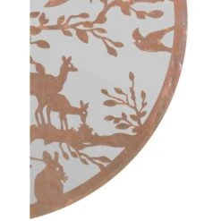 Stag Deer Tree Design Round Garden Mirror -Garden Furniture Sales stag deer tree design round garden mirror p75740 119008 zoom