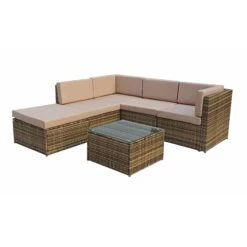 Stella Natural Brown Rattan Modular Corner Sofa -Garden Furniture Sales stella natural brown rattan modular corner sofa p78525 135262 zoom