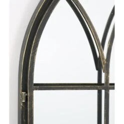 Summer View Metal Arched Opening Garden Mirror -Garden Furniture Sales summer view metal arched opening garden mirror p79324 137718 zoom