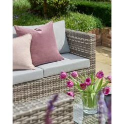 Swinton 5 Seat Grey Rattan Corner Sofa And Coffee Table -Garden Furniture Sales swinton 5 seat grey rattan corner sofa and coffee table p64707 135590 zoom
