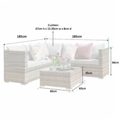 Swinton 5 Seat Grey Rattan Corner Sofa And Coffee Table -Garden Furniture Sales swinton 5 seat grey rattan corner sofa and coffee table p64707 136139 zoom
