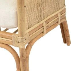 Toba Natural Rattan Bench With High Wrap Round Back -Garden Furniture Sales toba natural rattan bench with high wrap round back p82731 169330 zoom