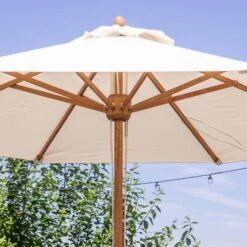 Toledo Ivory White Parasol