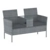 Vienna Grey Love Seat