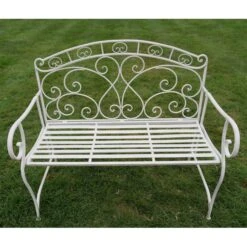 Garden Furniture Sales -Garden Furniture Sales white antique style double seater garden bench p76834 125788 zoom