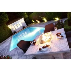 White Patterned Top Square Outdoor Dining Table With Firepit 15 White Patterned Top Square Outdoor Dining Table With Firepit -Garden Furniture Sales white patterned top square outdoor dining table with firepit p76692 124826 zoom